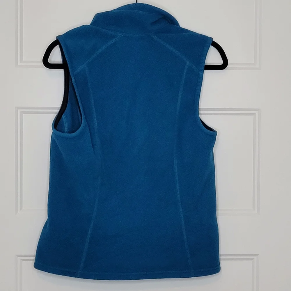 Patagonia Vest Women Small Blue Seaport Synchilla Polyester Fleece Medium - Picture 3 of 3